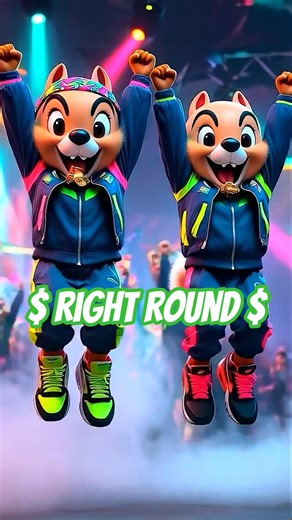 Chip & Chap Right Round #dance #funny #ai