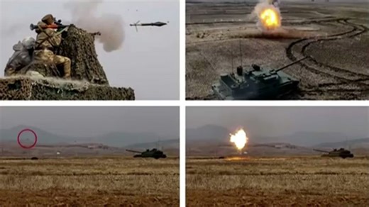 Kim Jong Un oversees powerful missile engine and tank test