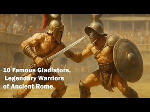 The 10 Most FAMOUS Gladiators of Ancient Rome | Legendary Warriors Who Fought for Glory