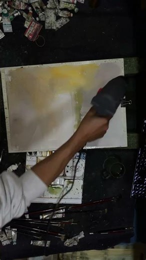 。Fan Brush Watercolor Landscapes。衣昕水彩。