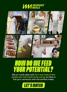 1K views | Get an inside peek with Tomi an meet the people who work behind the scenes to help us fuel your workouts with the perfect meals. Lets Watch! | Workout Meals | Facebook