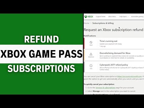 How To Refund Xbox Game Pass Subscription 2024