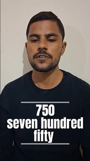 Learn How to Say 750 in English | Step by Step 🌸