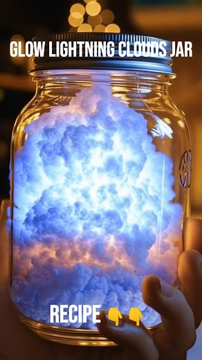120K views · 1.1K reactions | DIY Glow Lightning Cloud Jar You’ll...