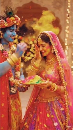 राधा कृष्ण होली❤🙏 #viral #youtubeshorts #shorts #love #lordkrishna #radhakrishna