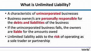 Limited and Unlimited Liability