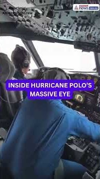 Hurricane Polo: NOAA Hurricane Heroes Fly Into 180 MPH Eyewall | WATCH