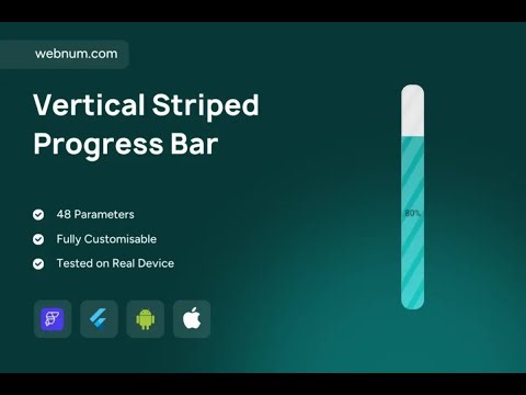 FlutterFlow Vertical Progress Bar Widget 📊📶 #flutterflow #vertical #progressbar