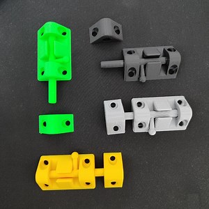 3D Printable Door Latch Bolt: Sliding Lock STL File (instant Download) - Etsy