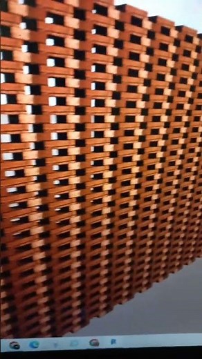 Brick Wall Design In Revit #revit #3dmodeling #brick #rendering #architecture #curtains