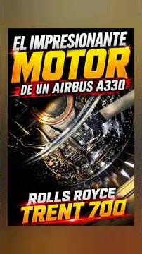 ✈️ El Rolls-Royce Trent 700 ✈️ #boeing #virale #Francia #aviation #aeropuerto
