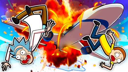 RICK E MORTY FANNO ESPLODERE UN AEREO GIGANTE! HO PORTATO REDBOX SU TEARDOWN ED È FINITA MALISSIMO!