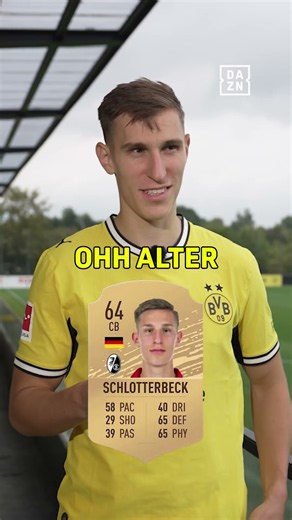 Kane, Götze, and Schlotterbeck react to their first FIFA card