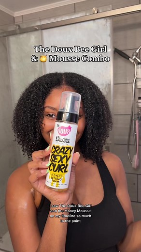 Achieve Perfect Wash and Go Results with The Doux Honey Mousse and Curl Custard Gel!