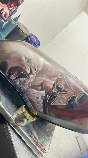 8K views · 319 reactions | Freehand airbrush realis on progres ...