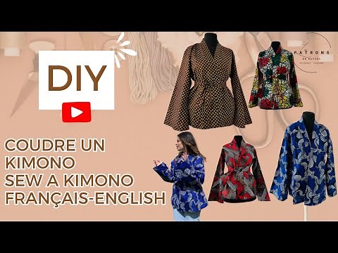 Comment Coudre un Kimono - Kimono DIY - Niveau débutant - Couture Rapide - Cours Couture