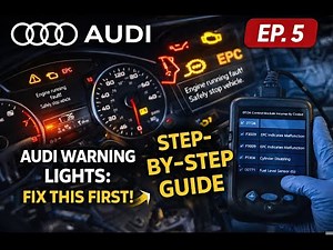 Audi Warning Lights Explained – What to Fix First (Step-by-Step Guide)
