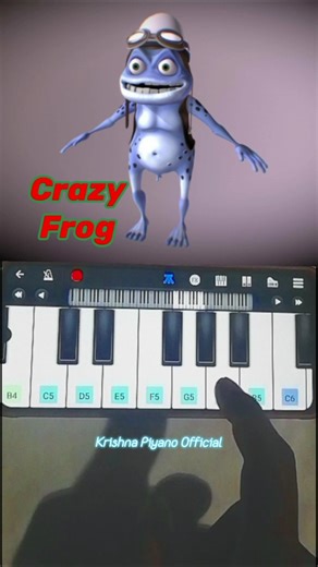 Crazy Frog Piano Cover (1M Views Soon!) 🚀#shorts #crazyfrog #mobilepiano #youtubeshorts