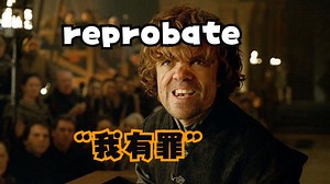 Big Words (366) reprobate--“我有罪”