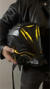 Ghost runner cosplay helmet #ghostrunner #cosplay #helmet #3d #3dprint #3dprinting #cyberpunk | TophWei (t_off) cosplay