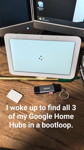 Google Bricked all of my Home Hubs. #google #homehub