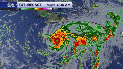 Models which originally were keeping Melissa well to the East of Jamaica have now adjusted. Unfortunately, this is going to be a devastating storm for Jamaica and Eastern Cuba. Haiti and the Dominican will also see over 20" of rain. Impacts will be felt in the islands all the way through the middle of next week. | Denis Phillips