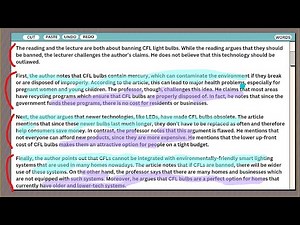 TOEFL Writing Question 1 - Practice Question & Answer (2025)