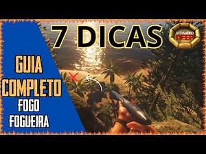 TOP 7 DICAS como Fazer Fogo e Combustível na Fogueira Guia Defumador de Carne Stranded Deep