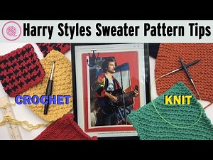 🔴 Knit/Crochet Harry Style's Cardigan LIVE Pattern Overview