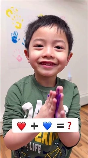 He Didn't Know What Color He'd Make 🎨 #KidsShorts #Learning #ColorMixing