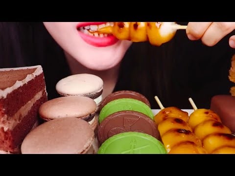 Chocolate Dessert Party, Dango Eating Show, ASMR 2 x Speed Video ‪@Jane_asmr‬
