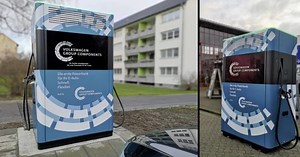 VW deploys first electric car charging stations with giant integrated batteries
