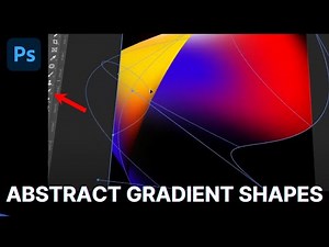 Easily Make Colorful ABSTRACT GRADIENT Shapes in Photoshop! (2-Minute Tutorial)