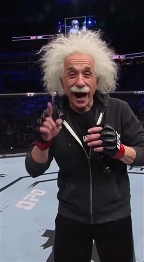 E=MC² of the Octagon: Einstein Explains His Knockout #funny #comedy