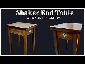 Shaker End Table | Weekend Shop Project