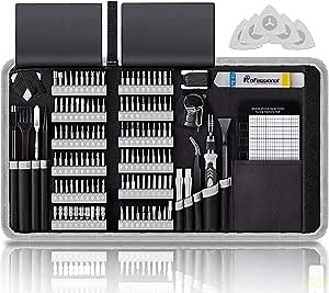 Precision Screwdriver Set, 140 in 1 Computer Repair kit With 120 Screwdriver Bits, Electronics Tool kit With Magnetic Repair Tool, Compatible for Laptop