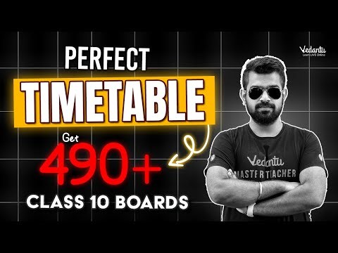 Perfect Timetable to get 490+ in Class 10 Boards 3 Months Strategy | CBSE 2025 | Shimon Sir