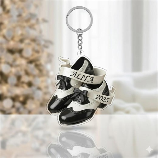 Personalized Tap Shoes Keychain, Custom Name Wingtip Dance Acrylic Keyring, Tap Dancer Gift, Broadway Dancer Keychain, Dance Lover Gift - Etsy