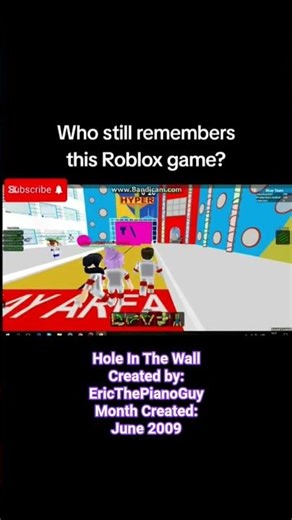 Who (still) remembers this Roblox game? (53) #roblox #memories #nostalgia #holeinthewall #2009 #old