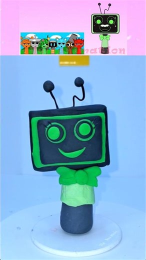Sprunki 🎵 I Made Vee 🤖 With Clay 🟢⚫️ Dandys World 🌈 Roblox 🎮 #sprunkioc