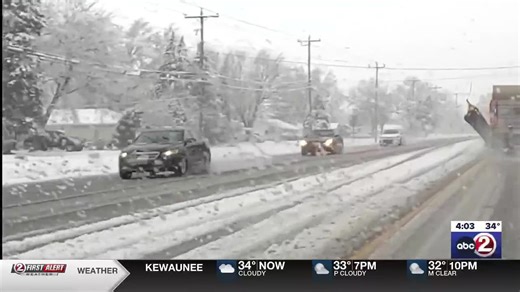 Oshkosh snowfall surprises drivers across the city