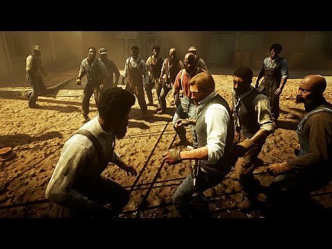 Red Dead Redemption 2 - Brutal Fighting & Funny Ragdolls Vol.119 [4K/60FPS]