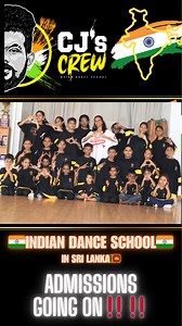 Cj’s Crew 🇮🇳The Indian Dance school in Sri Lanka . We are giving free admissions towards our 5th year anniversary. The teachers are all the way from Chennai to Sri Lanka to teach you all the best . No age limit and you don’t have to have any basic knowledge about dance . We teach you all from the basics . #CJsCrew #indiandanceschool🇮🇳 | Cj's Dance Lab Sri Lanka