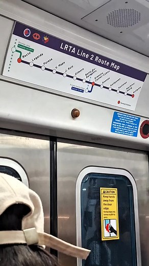 Quick Guide to the LRTA Line 2 Route Map