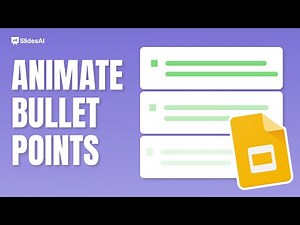 Best Way to Animate Bullet Points FAST! #googleslidestutorial #googleslides
