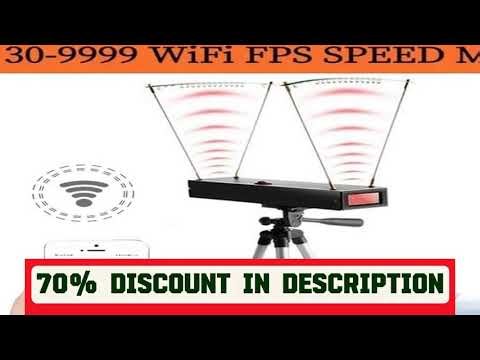 A must-have product! Multi-Functional 30-9999 FPS Speed Measuring Instrument Wireless Chronograph