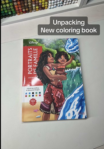 Unpacking my new coloring book😍 You can find it at the link in my bio💕#asmr #asmrcoloring #arttherapy