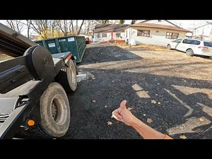 Cable Roll Off Truck, Dumping and Delivering