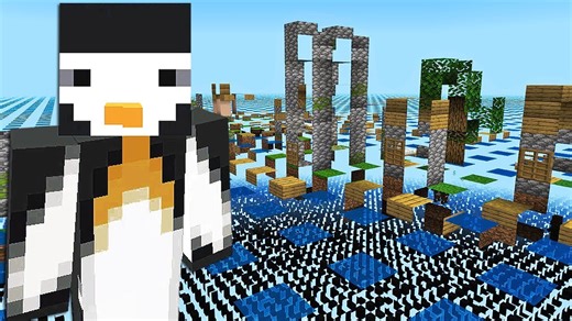 Exploring the far lands in Minecraft Xbox adventure