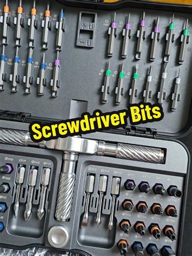 Excellent set for any DIYer or builder, or moms who's partner isn't around 😅 . #ratcheting #diytool #screwdriverbits #toolbox #dealdrops